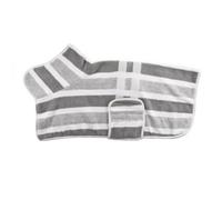 Dickly Wearable Dog Towel | Cozy Hooded Design, Super Absorbent, Pet Supply, for Bath Time, Grooming, Dogs, Pets, Gray, M