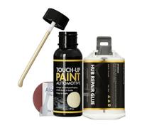 Dickly Wheel Repair Pen For Car Alloy Wheel Scratch And Scuff Remover For Curb Rash Gouges Oxidation Quick Setting Heat Resistant Formula For Car Truck Motorcycle DIY, Champagne Gold
