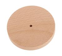 Dickly Wood Watch Movement Pad Wristwatch Repairing Practical Watch Repair Base Movement Holder, with Hole