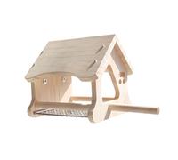 Dickly Wooden Birdhouse Perch Stand Fashion DIY Craft Handcraft Hanging Bird Nest Birdhouse Indoor Gift Outdoor for Parrot