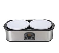 Dickly Yogurt Maker Digital Yogurt Machine Fermenter Appliance With Two Batch Containers Stainless Steel Frame With Sturdy Side Handles And Clear Display Suitable for Home Kitchen And Eating
