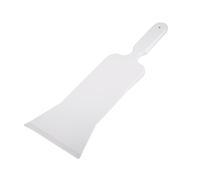 Dickno Bulldozer Squeegee, Long Handle Flat Glass Bulldozer Tint Tools, Scrubber Paddle Squeegee for Car Front Rear Windows Cleaning, Vinyl Wrap and Snow Frost Ice Removal Tool (White)