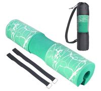 Dickplay Barbell Pad Squat Pad Comfy Extra Thick Foam Padding for Hip Thrusts Gym Fitness Work Out Heavy Duty Weightlifting Comfortable Squats Lunges Glute Bridges Fit Standard and Olympic Bars,Green