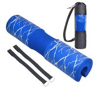 Dickplay Barbell Pad Squat Pad Comfy Extra Thick Foam Padding for Hip Thrusts Gym Fitness Work Out Heavy Duty Weightlifting Comfortable Squats Lunges Glute Bridges Fit Standard and Olympic Bars,Blue