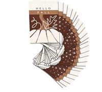 Dicksons Christian Itty Bitty Blessing Card Mini Encouragement Handout Bookmark 2 x 3 Inch Paper Hello Fall Pack of 24