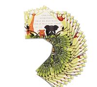 Dicksons Christian Itty Bitty Blessing Card Mini Encouragement Handout Bookmark 2 x 3 Inch Paper Safari God Saw Everything Pack of 24