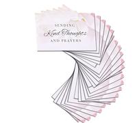 Dicksons Christian Itty Bitty Blessing Card Mini Encouragement Handout Bookmark 2 x 3 Inch Paper Sending Kind Thoughts and Prayers Pack of 24