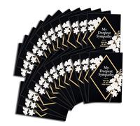 Dicksons Condolence Itty Bitty Blessing Card Bookmark, Handout Cards for Sympathy and Bereavement 2 x 3 Inch Paper My Deepest Sympathy Pack of 24