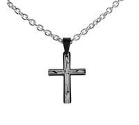 Dicksons Graduation Cross Necklace Gift Set Congrats GRAD Card with Jeremiah 29:11 Scripture Silver-Tone Grain Textured Cross Pendant
