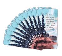 Dicksons Inspirational Christian Bookmark for Books, Bible Study, & Journals 2.5 x 7 Inch Paper Mountain I Lift Up My Eyes Pack of 12