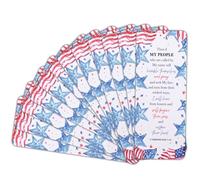Dicksons Inspirational Christian Bookmark for Books, Bible Study, & Journals 2.5 x 7 Inch Paper Patriotic My People Humble Themselves and Pray Pack of 12