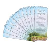 Dicksons Inspirational Christian Bookmark for Books, Bible Study, & Journals 2.5 x 7 Inch Paper There is a Time for Everything Pack of 12