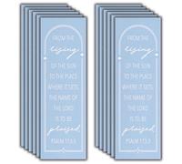 Dicksons Inspirational Christian Bookmark for Books, Bible Study, & Journals 2 x 6 Inch Paper Lord is to Be Praised Pack of 6