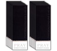 Dicksons Inspirational Christian Bookmark for Books, Bible Study, & Journals 2 x 6 Inch Paper Pray Without Ceasing Pack of 6