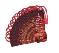 Dicksons Inspirational Christian Bookmark with Tassel & Angel Charm, Accessory for Books, Bible Study, & Journals 2 x 6 Inch Paper Step of Faith Pack of 15