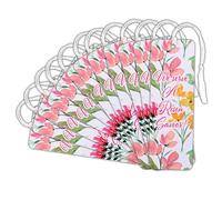 Dicksons Inspirational Christian Easter Tassel Bookmark for Books, Bible Study, & Journals 2 x 6 Inch Paper Floral We Serve a Risen Savior Pack of 12