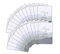 Dicksons Inspirational Christian Itty Bitty Blessing Card Bookmark, Handout Cards for Encouragement 2 x 3 Inch Paper Enjoy The Little Things Pack of 24