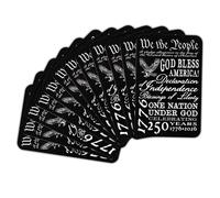 Dicksons Inspirational Christian Pocketcard Bookmark, Church Handout Cards for Encouragement 2.5 x 3.75 Inch Paper Patriotic Eagle We The People Pack of 12