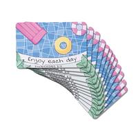 Dicksons Inspirational Christian Pocketcard Bookmark for Books, Bible Study, Journals 2.5 x 4 Inch Card Stock Enjoy Each Day Pack of 12