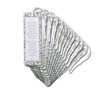 Dicksons Inspirational Christian Tassel Bookmark for Books, Bible Study, Journals 2 x 6 Inch Card Stock Lord Remind Me You are Near Pack of 12