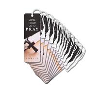 Dicksons Inspirational Christian Tassel Bookmark for Books, Bible Study, Journals 2 x 6 Inch Card Stock Teach Us to Pray Pack of 12
