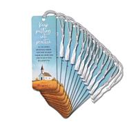 Dicksons Inspirational Christian Tassel Bookmark for Books, Bible Study, Journals 2 x 6 Inch Card Stock Put Into Practice Pack of 12