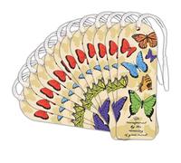 Dicksons Inspirational Christian Tassel Bookmark for Books, Bible Study, & Journals 2 x 6 Inch Paper Butterfly be Transformed Pack of 12