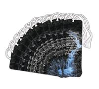 Dicksons Inspirational Christian Tassel Bookmark for Books, Bible Study, & Journals 2 x 6 Inch Paper If Anyone Thirsts Let Him Come to Me Pack of 12