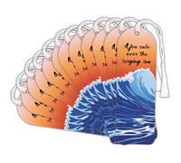 Dicksons Inspirational Christian Tassel Bookmark for Books, Bible Study, & Journals 2 x 6 Inch Paper You Rule Over The Sea Pack of 12