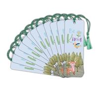 Dicksons Inspirational Christian Youth Tassel Bookmark for Books, Bible Study, & Journals 2 x 6 Inch Paper Deer Be Kind Pack of 12