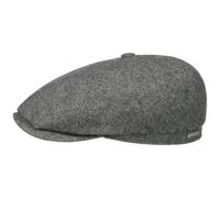 Dickvale Herringbone Flat Cap by Stetson
