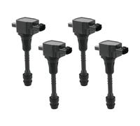 DICMIC Set of 4 Ignition Coil Pack Compatible with Nissan Almera Sentra L4 1.8L Replace# UF351, UF548, 5C1394, E1048, E381, 52-1745