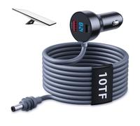 DICMKY Starlink Mini Cable Charger, 10FT 12V-24V DC Power Extension Cable with Cigarette Lighter Voltage Display & 36W USB/18W Type-C Adapter, Starlink Mini Cord Accessories for Cars/RVs/Trucks/Boats