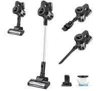 DICN 3 in 1 Vacuum Cleaner Cordless 15000pa Stick Vacuum Cleaner with Double Speed ＆ LED Lights Powerful Vacuum 140W Brushless Motor 1.5L Dust Cup Lightweight Vacuum for Floor/Carpet/Pet Hair