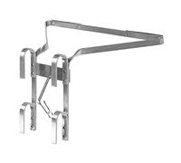 DICN Heavy Duty Aluminium I-Type Ladder Stand Off Bracket, Non-Slip, Easy to Install & Disassemble, Stops Ladder Slipping, Silver