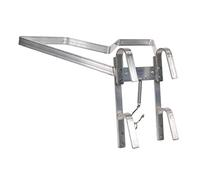 DICN Heavy Duty Aluminium V-Type Ladder Stand Off Standoff Bracket Non-slip Easy to Install & Disassemble Ladder Accessory