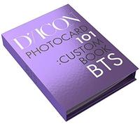 DICON BTS PHOTOCARD 101:CUSTOM BOOK/BEHIND BTS since 2018(2018-2021 in USA) (Photo Card Binder+Photo Card+Photo Card Holder Key Ring), Purple, 236 X 170 X 34 (mm)