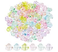 DICOSMETIC 100 Mixed Color Acrylic Duck Spacer Beads, 15mm x 14.5mm x 11mm, Random Color, 100pcs, Ideal for Jewelry Making & Home Decor