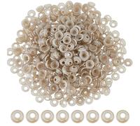 DICOSMETIC 1000Pcs Safety Eyes Backs PeachPuff Safety Eyes Washers Plastic Craft Washers Stuffed Crochet Washer Doll Making Accessories for Teddy Bear Craft Puppet Plush Animal Making