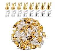 DICOSMETIC 100Pcs 2 Styles Megaphone Cheer Charms Cheerleader Charms Bulk Cheerleading Theme Charms Trumpet Charm Tibetan Styles Alloy Pendants for DIY Necklace Bracelet Jewelry Making
