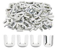 DICOSMETIC 100Pcs 5/8 Inch Spiral Boning Sewing Tips for Undergarment Spiral Corset Boning Caps Metal Corset Dress Caps for Costume Bridal Gowns Dress DIY Crafts Decoration