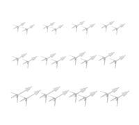 DICOSMETIC 12 Pairs 6 Sizes Prong Earring Settings 925 Sterling Silver Earring Posts 3/4/5/6/7/8mm Claw Earring Component Blanks for DIY Earring Making