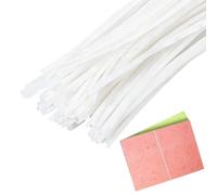 DICOSMETIC 150Pcs 11.2Inch Hot Melt Adhesive Glue Strips White Thermal Glue Strips 2mm Wide Thermal Bookbinding Tape for Book Binding Repair Hot Melt Binding Machine, 1mm Thick