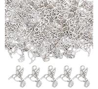 DICOSMETIC 150Pcs Alloy Hummingbird Charms Small Bird Charms Antique Silver Bird Animal Charms Tibetan Metal Animal Charms for DIY Jewelry Making, Hole: 2.3mm