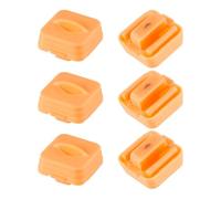 DICOSMETIC 18Pcs Paper Cutter Blades Replacement Paper Trimmer Blades Refill Cutting Replacement Blade with Safeguard Design for A4 Black and White Papers Trimmer, Orange