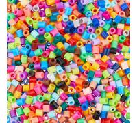 DICOSMETIC 2000Pcs Fuse Beads Bulk Plastic Iron Beads Set DIY Melting Bead Multicolor 5mm Perles Bead for Christmas Birthday Holiday New Year Gift