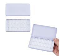 DICOSMETIC 24 Compartments Watercolor Paints Storage Box Paint Palette Tray Watercolor Painting Pallet Small Paint Storage for Oil Paint
