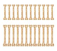 DICOSMETIC 24Pcs 2 Sizes Skeleton Bone Charm Resin Halloween Charm Peru Artificial Bone Pendants Mini Bones Charms for Jewelry Making Halloween Party Decoration Cosplay Performance Supplies