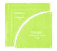 DICOSMETIC 2Pcs Path Quilting Templates Acrylic Quilting Template Rulers Sewing Rulers Set Creative Quilting Cutting Template Hand Patchwork Tool Stencil Template for Craft Projects DIY Sewing