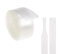DICOSMETIC 3M Transparent PE Heat Shrink Tubing Roll ф20MM(0.78") Wire Shrink Wrap Tubing Cable Sealing Wiring Wrap for Wires Cables Protection Home Appliance Maintenance